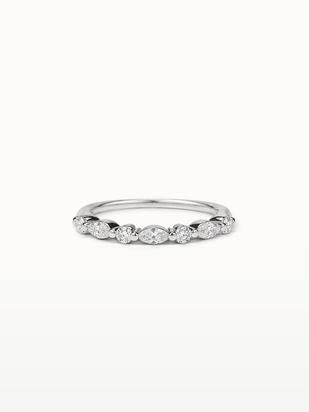 Moone LUMI MARQUISE DIAMOND BAND with lab-grown diamonds