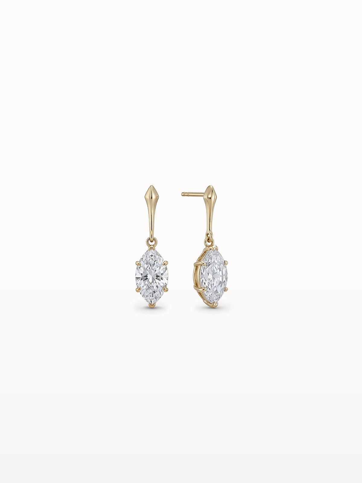 Moone MARQUISE DIAMOND EARRINGS with lab-grown diamonds