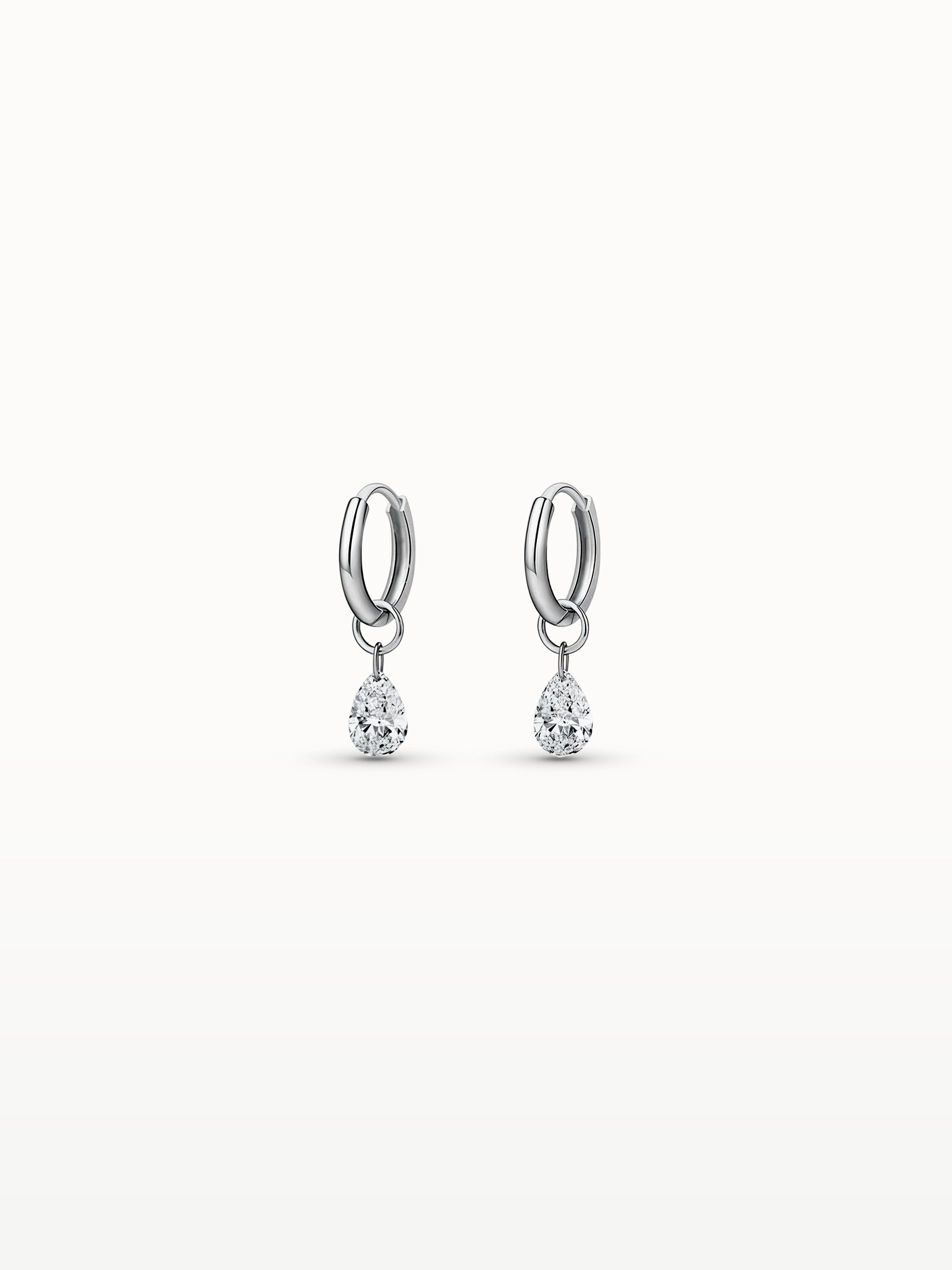 PEAR DROP HOOPS