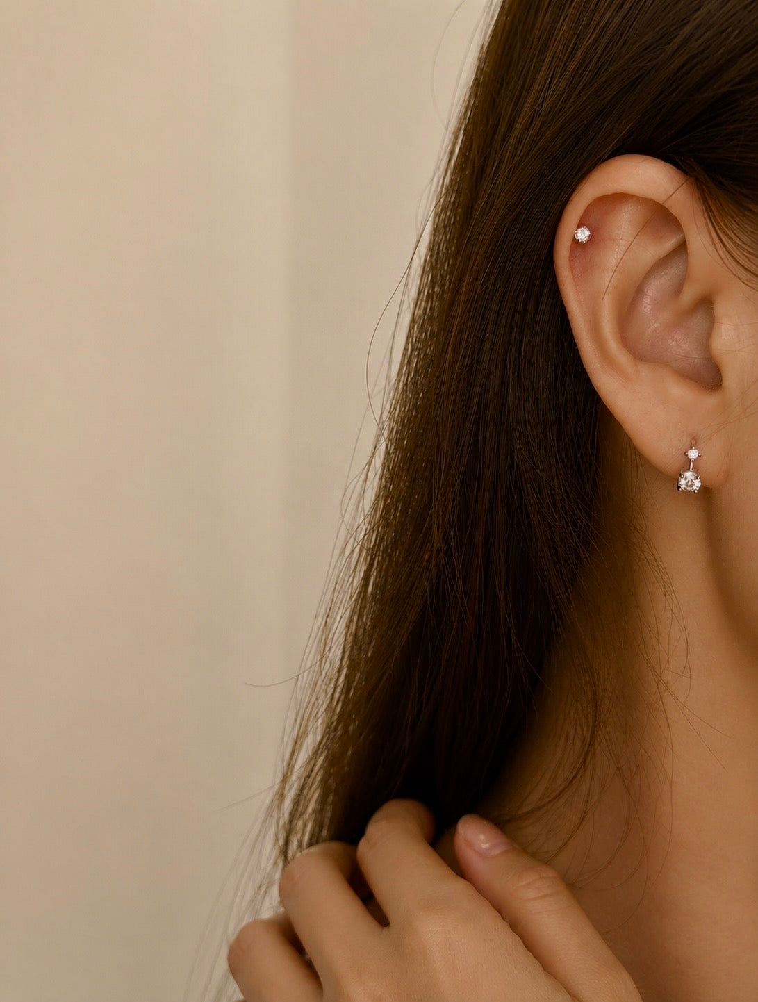 PETITE DIAMOND STUDS