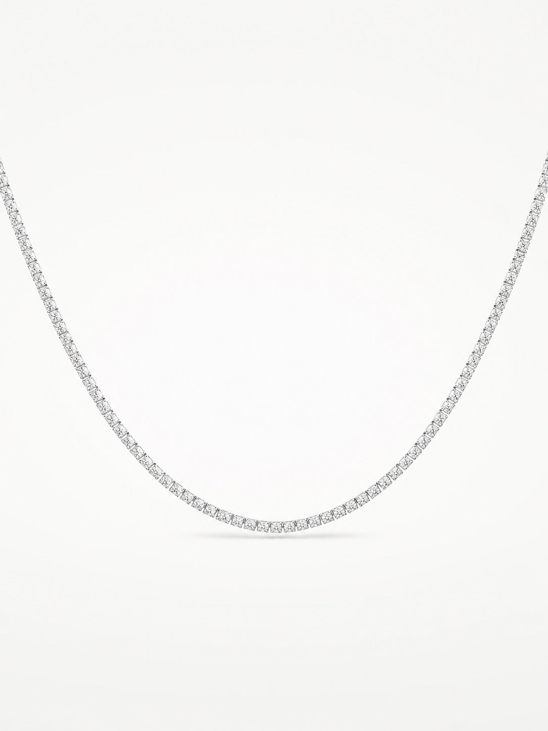 FINE DIAMOND TENNIS NECKLACE (0.06 CT EACH)