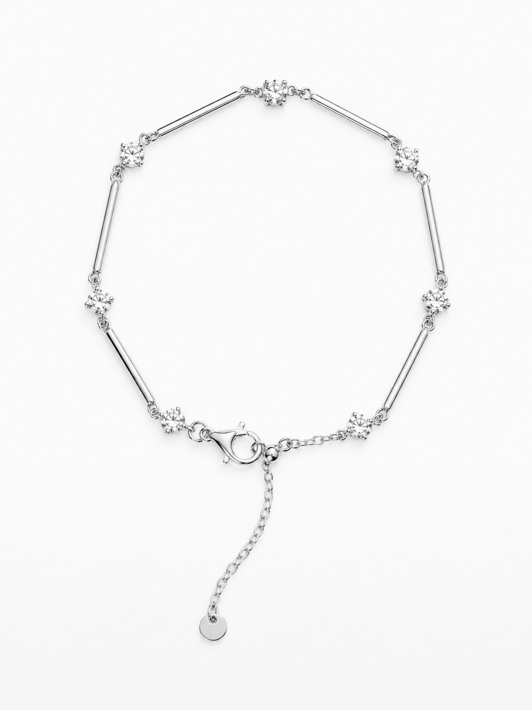 DIAMOND STATION BAR BRACELET