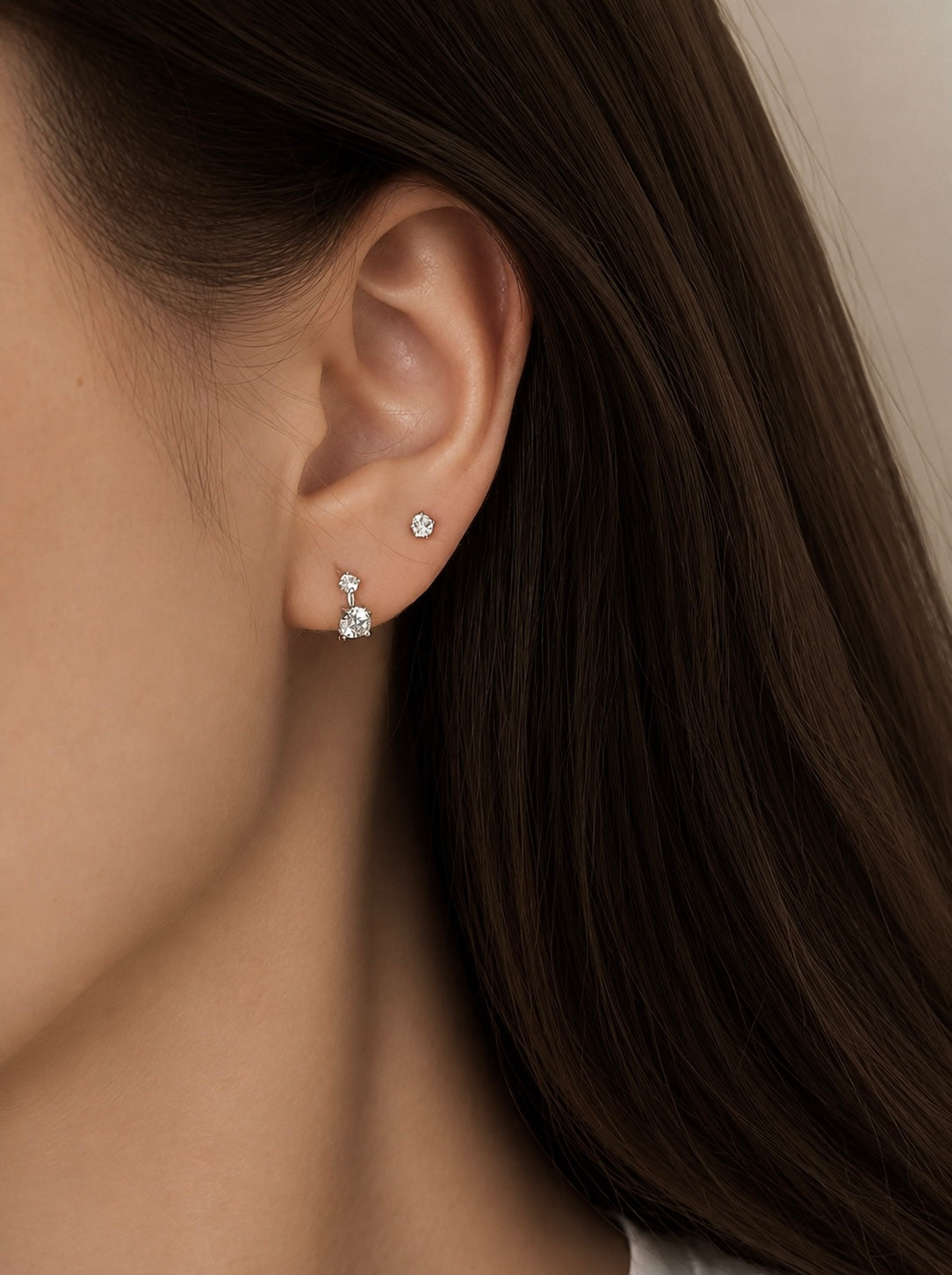 PETITE DIAMOND STUDS